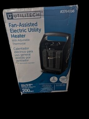 Utilitech 1500 Watt Fan Assisted Electric Utility Heater